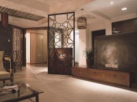 双龙南里二居室-87平米-中式古典装修效果图 (5)
