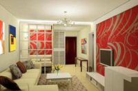 天和人家小区-47平米-一居室-现代简约风格装修效果图 (6)