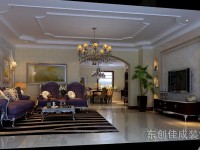 时代庄园别墅小区-300平米-别墅-欧美风情装修效果图 (3)