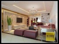泛海国际小区-92平米-一居室-现代简约风格装修效果图 (3)