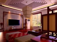 小悦城三居室-150平米-中式古典装修效果图 (5)