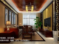 御翠尚府三居室-160平米-中式古典装修效果图 (3)