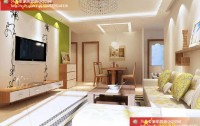 东大桥路61平米二居室现代简约装修效果图 (4)