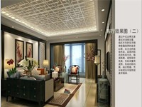 首开常青藤小区-80平米-二居-中式古典风格装修效果图 (5)
