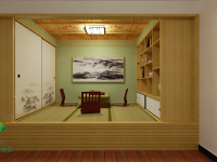 首开常青藤小区-85-二居-日韩风格装修效果图 (2)
