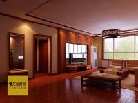 御翠尚府三居室-168平米-中式风格装修效果图 (4)