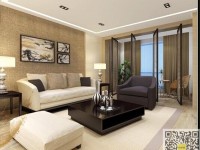 御翠尚府四居室-170平米-现代简约装修效果图 (6)