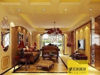 御翠尚府四居室-180平米-欧美风情装修效果图 (4)
