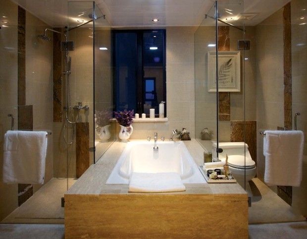 华腾园93平米三居室混搭风格装修效果图 (7)