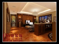 奥林匹克花园三居室-150平米-欧美风情装修效果图 (5)