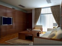 潘家园三居室-190平米-现代古典装修效果图 (4)