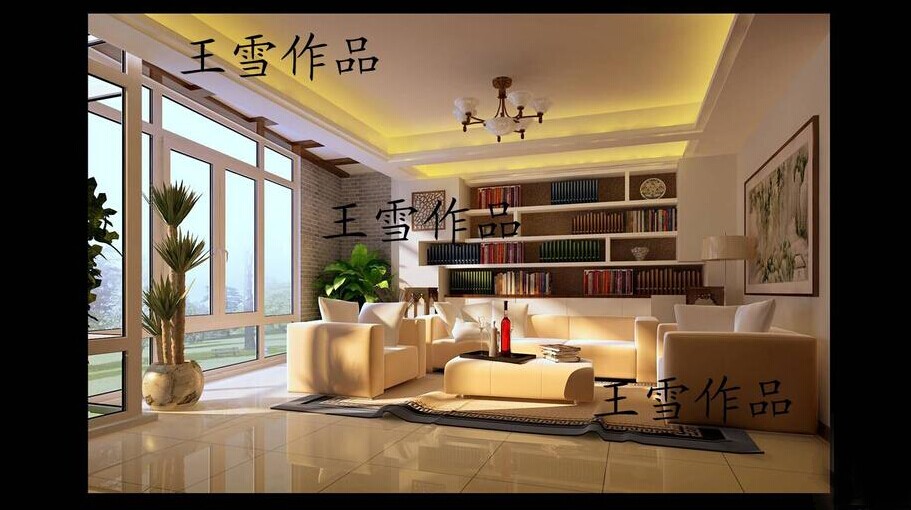 望京新城三居室-135平米-现代简约装修效果图 (5)