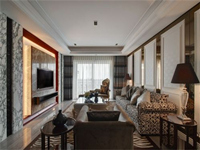 世茂香槟湖140平米四居室现代简约风格装修效果图 (5)