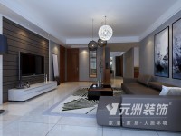 亲水湾龙园-177平米三居室-现代简约装修效果图 (7)