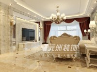 御锦源-260平米四居室-简欧风格装修效果图 (9)