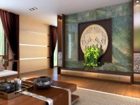 湖光山色-180平米四居室-中式风格装修效果图 (5)