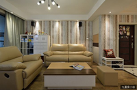 融科城105平米三居室现代简约风格装修效果图 (8)