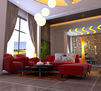 维也纳森林600平米别墅现代简约风格装修效果图 (11)