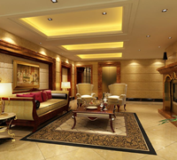 中海岭湖400平米别墅欧式风格装修效果图 (5)