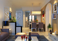 海星家园90平米二居室现代简约风格装修效果图 (8)