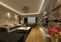 汇鑫苑小区-129平米-三居室-新古典主义风格装修效果图 (5)