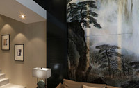 怡康花园—110平米—三居室—中式古典风格装修效果图 (3)