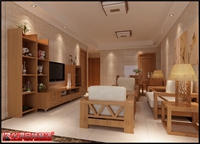 城南新村-88平米-二居室-中式风格装修效果图 (3)