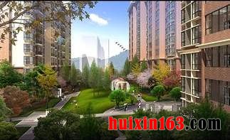 小区景观效果图